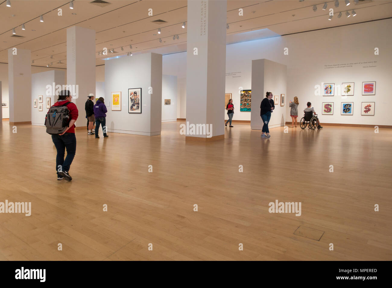 Musée d'Art Contemporain de Madison Wisconsin Banque D'Images