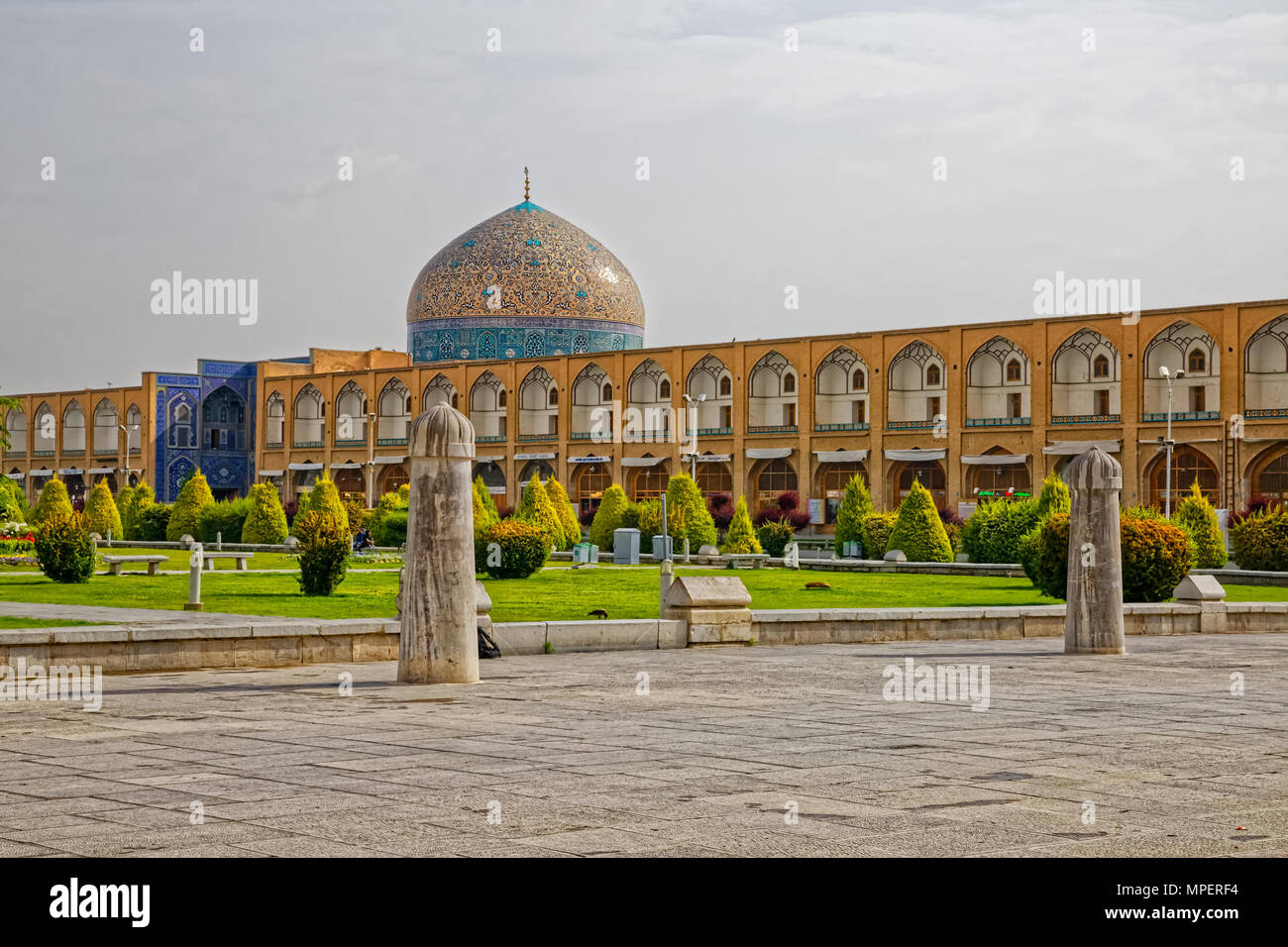 Isfahan Place Imam Banque D'Images