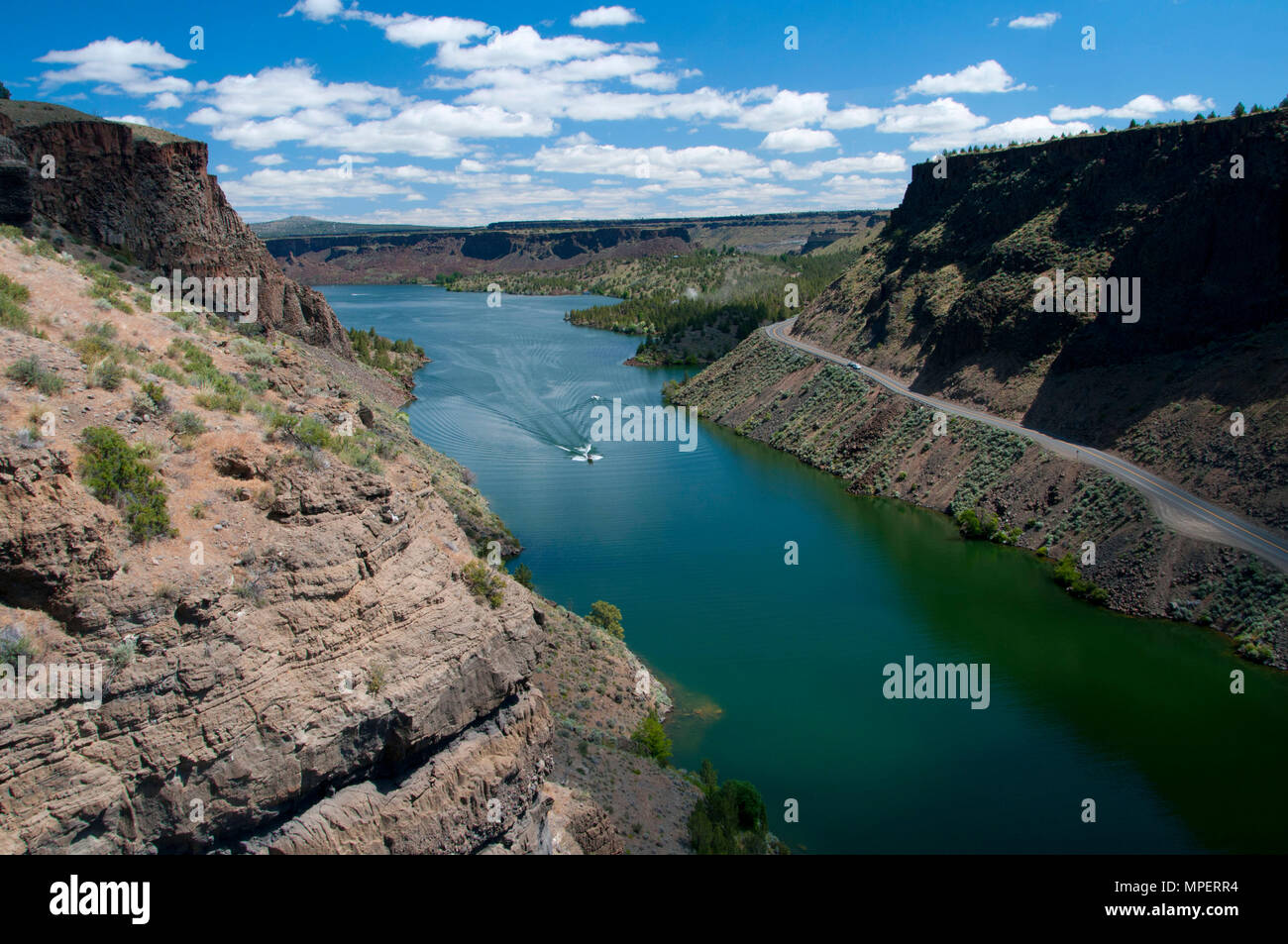 Lake Billy Chinook, Cove Palisades State Park, New York Banque D'Images