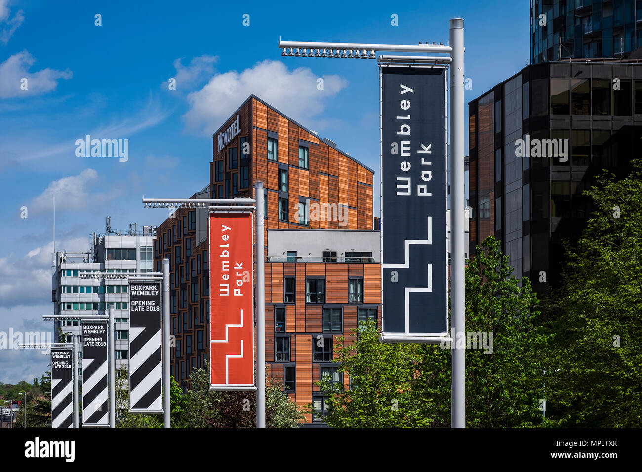 Projet de régénération Wembley Park, Arrondissement de Brent, London, Angleterre, Royaume-Uni Banque D'Images