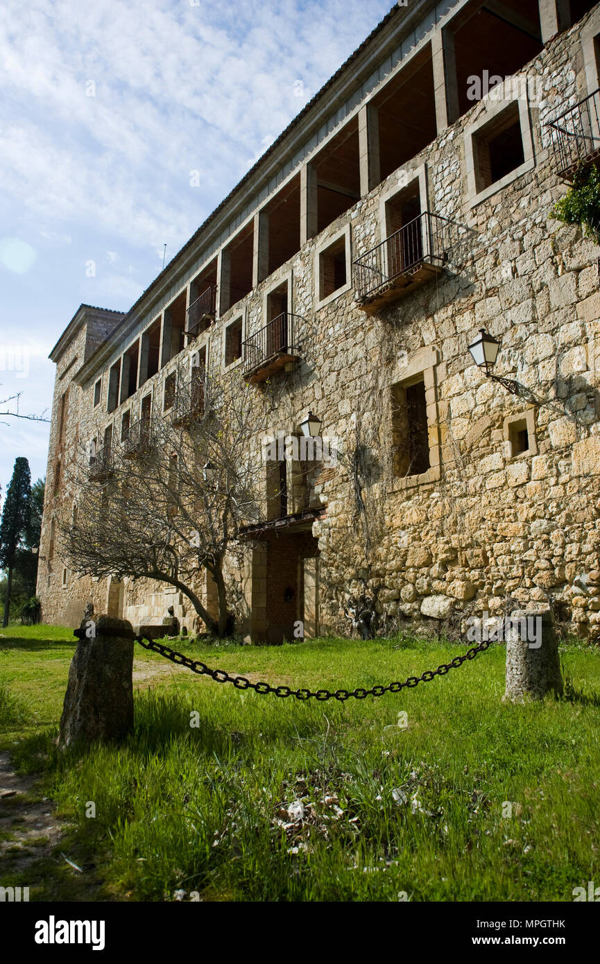 Monasterio de Sopetran, HITA, Guadalajara, Espagne. Sopetran monastère. Banque D'Images