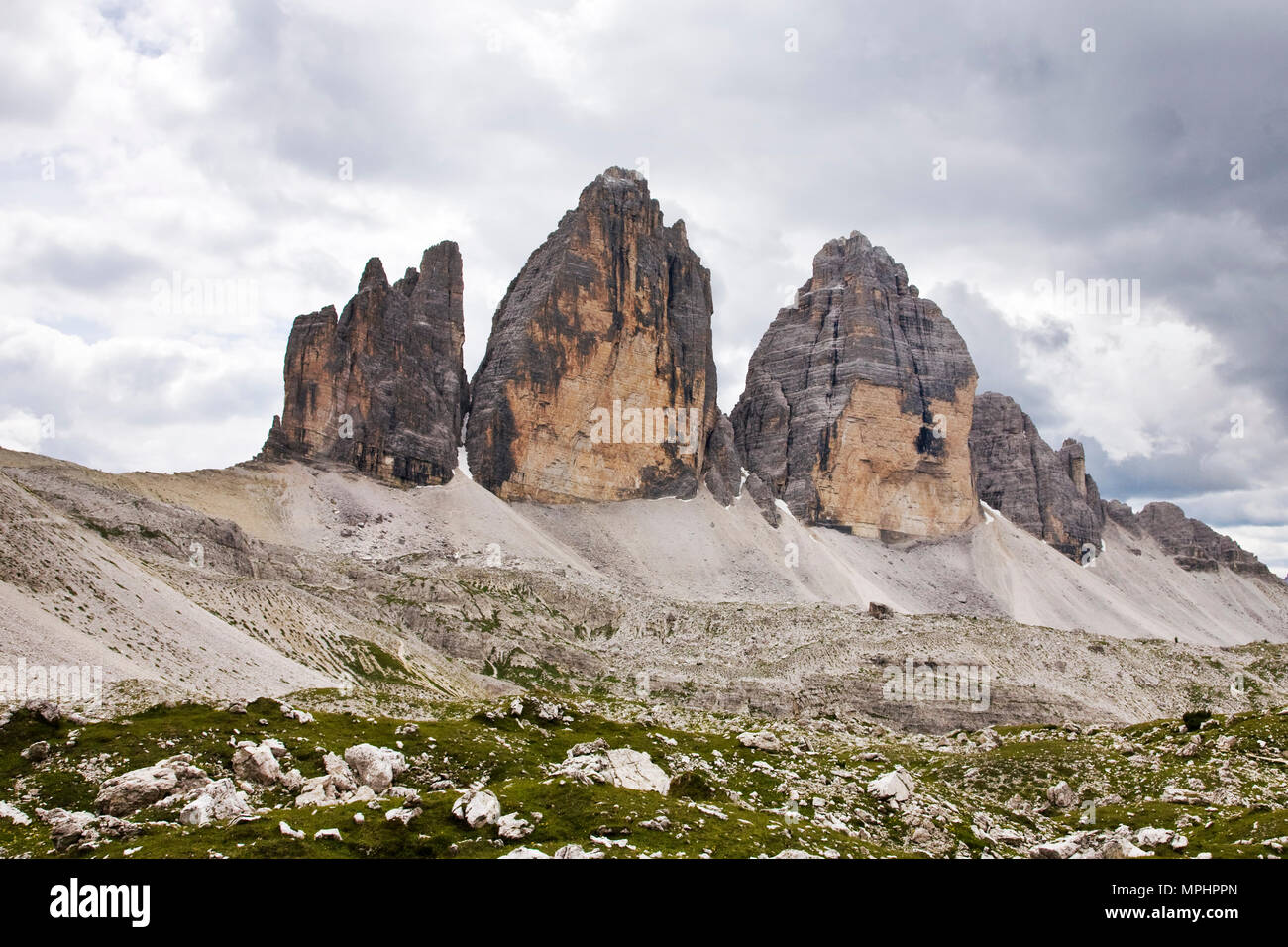 Tre Cime di Lavaredo 3 Drei Zinnen' ' - Dolomite - Italie Banque D'Images
