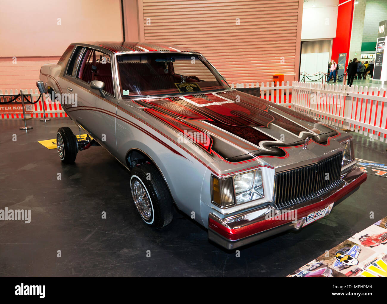 Une Buick Low Rider, à l'affiche dans la zone 'big', de l'automobile de Londres 2018 Banque D'Images