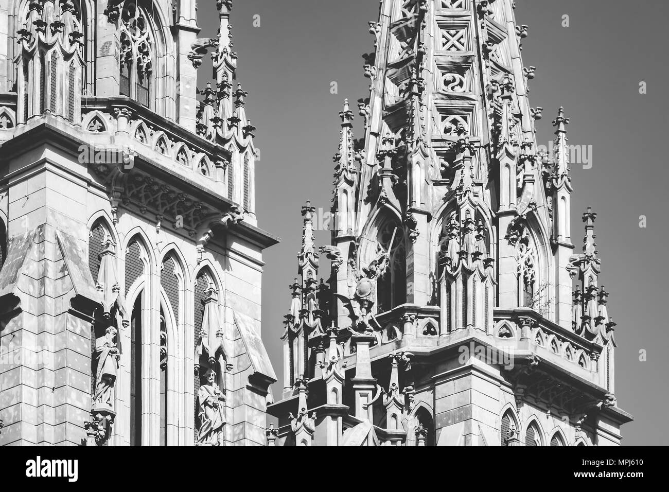 Tours de la Maison de la musique d'orgue à Kiev, Ukraine. ancienne église Nicolas Banque D'Images