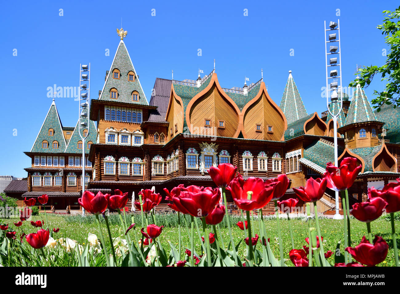 Moscou, Russie - 22 mai. 2018. Palais de Tsar Alexei Mikhailovich dans Kolomenskoye Banque D'Images