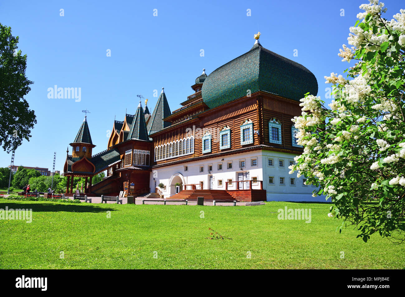 Moscou, Russie - 22 mai. 2018. Palais de Tsar Alexei Mikhailovich dans musée Kolomenskoye Banque D'Images