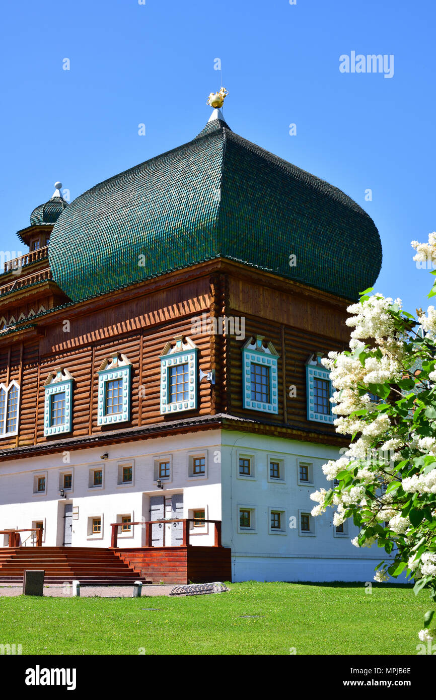 Moscou, Russie - 22 mai. 2018. Palais de Tsar Alexei Mikhailovich dans musée Kolomenskoye Banque D'Images