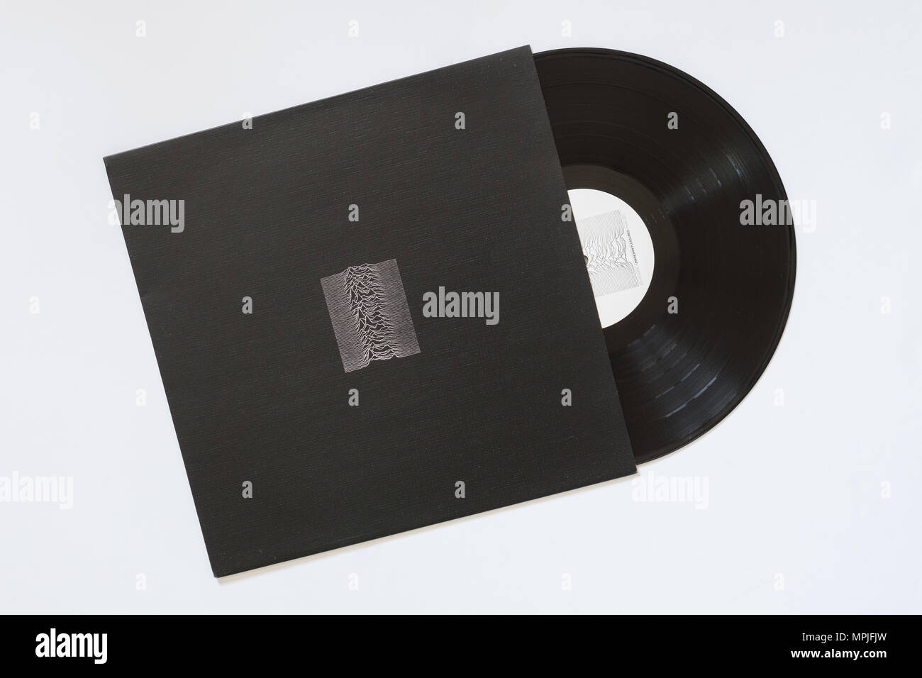 Unknown Pleasures Joy Division album vinyle Banque D'Images