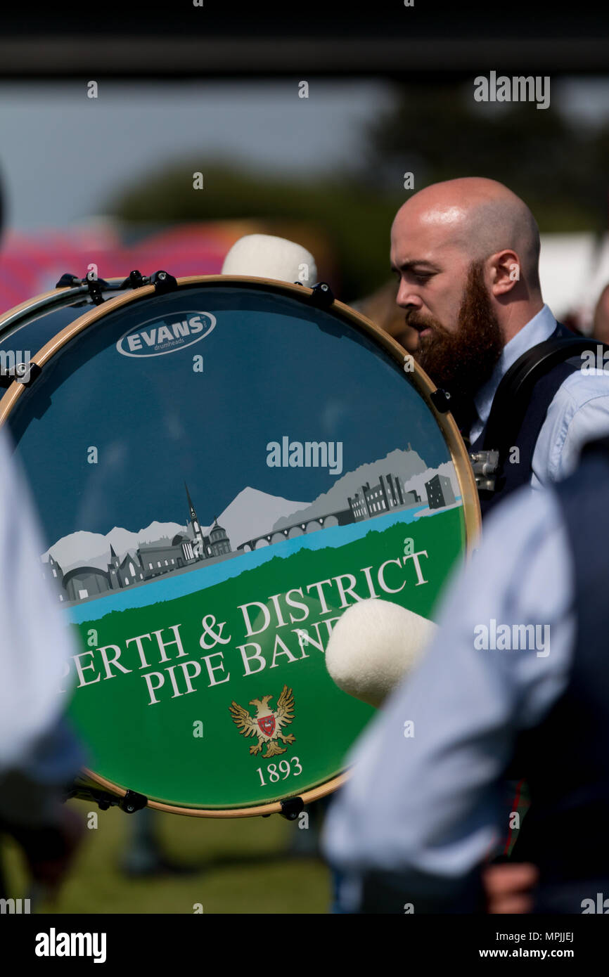 La British Pipe Band Championships 2018 Banque D'Images