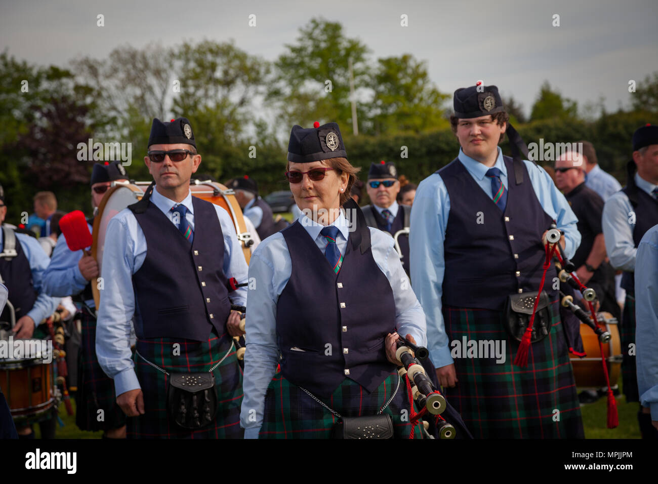 La British Pipe Band Championships 2018 Banque D'Images