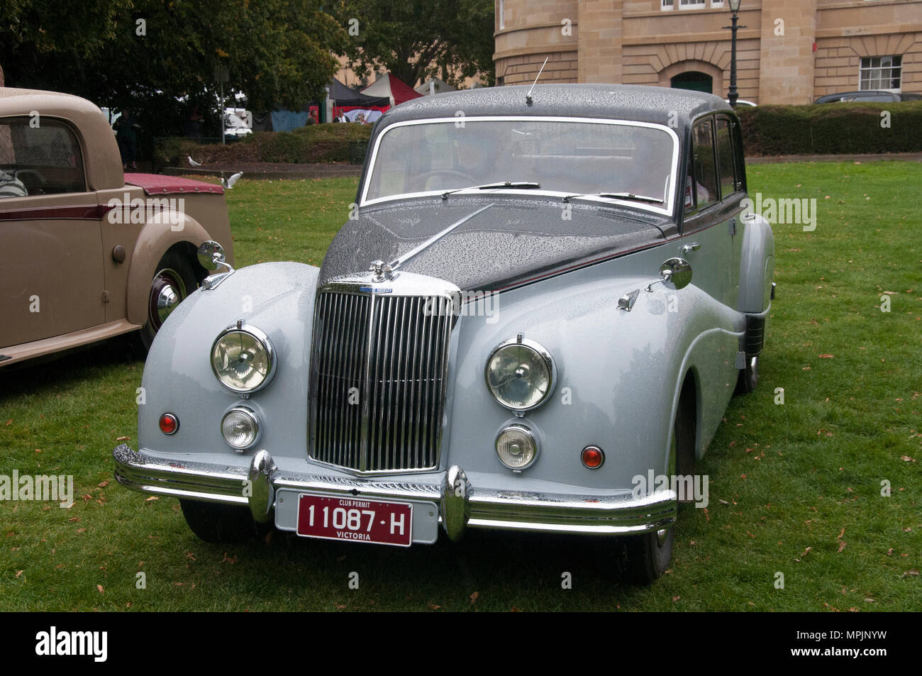 1956 Sapphire 346 Parts and Accessories voiture à un concours dans le Parlement Chambre des jardins, Hobart, Tasmanie, Australie Banque D'Images