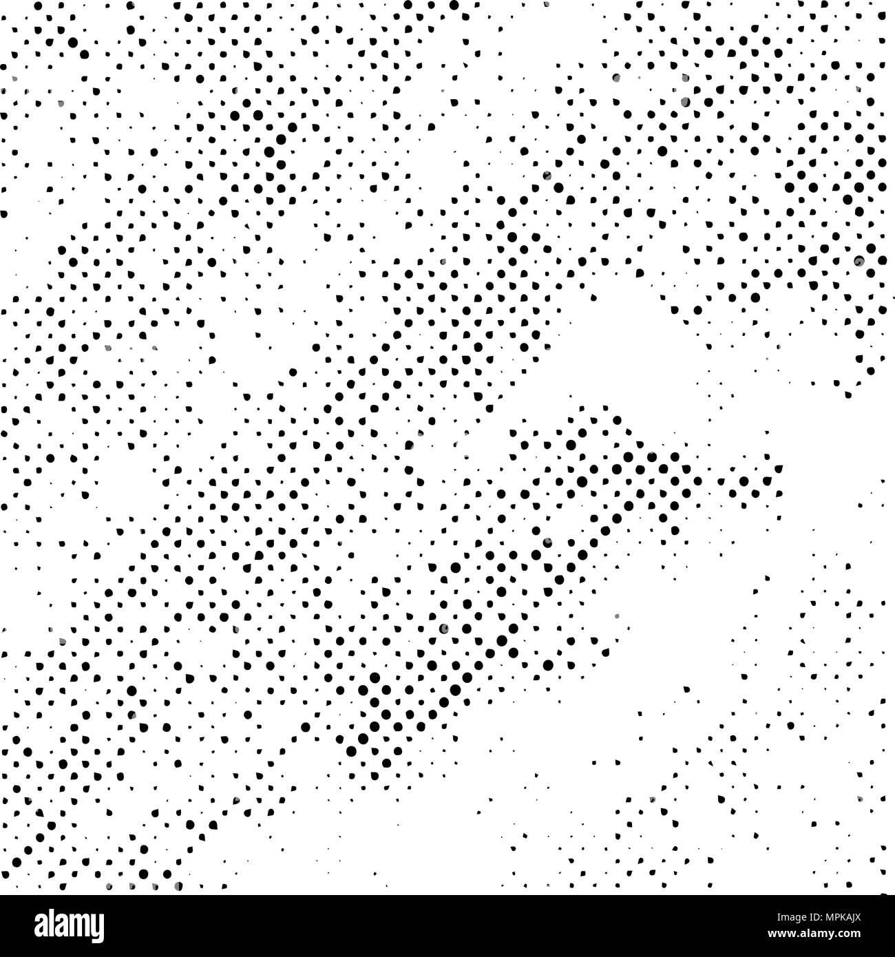 Arrière-plan de demi-teintes. Texture abstrait en pointillés Illustration de Vecteur