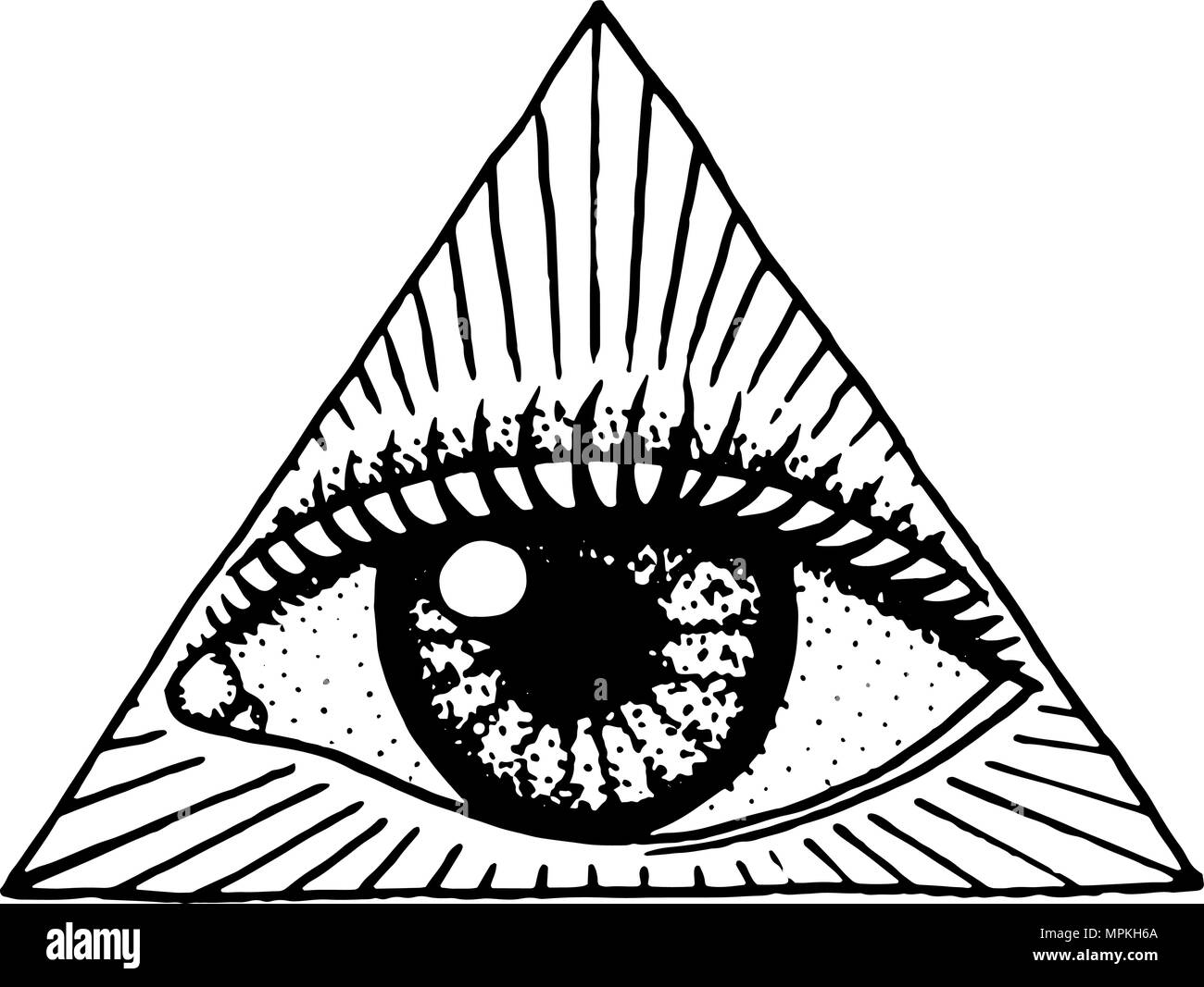 Oeil anatomie gravure Banque de photographies et d’images à haute