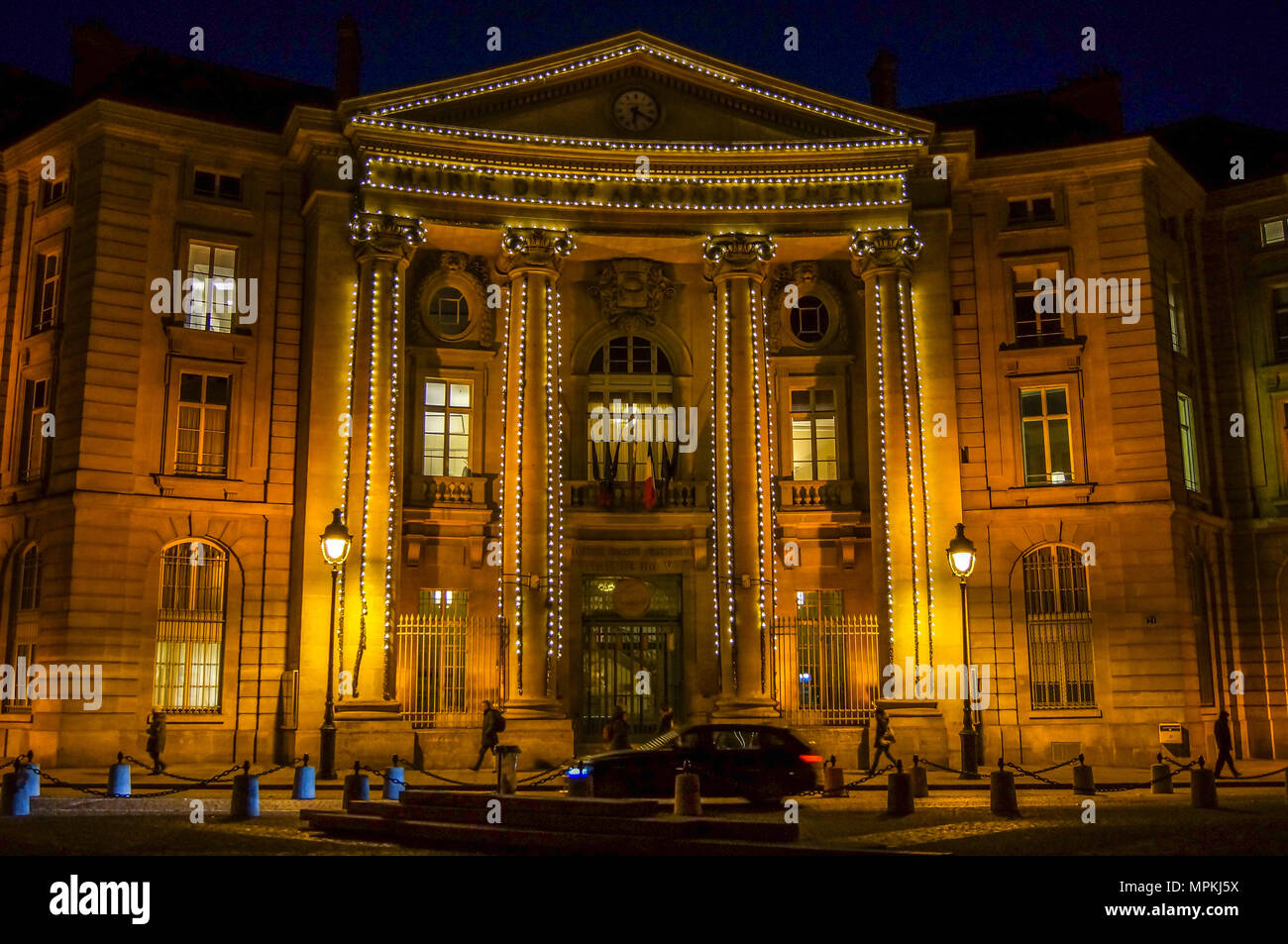 L'hôtel de ville de Paris du 5e arrondissement, mairie du cinquième arrondissement Banque D'Images