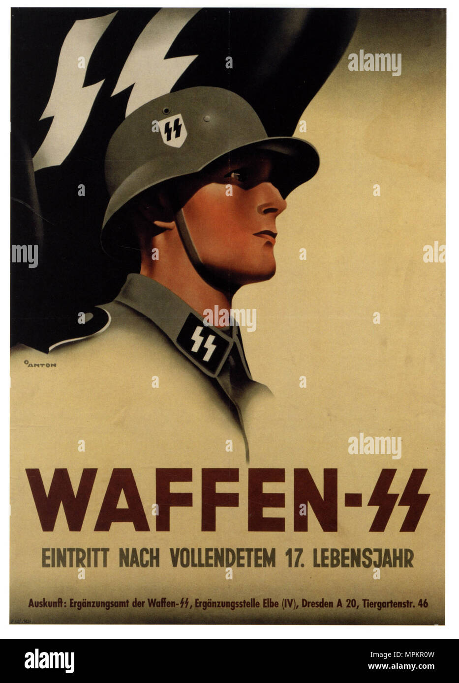 Affiche De Recrutement Pour La Waffen Ss Waffen ss propaganda poster Banque de photographies et d'images à haute  résolution - Alamy