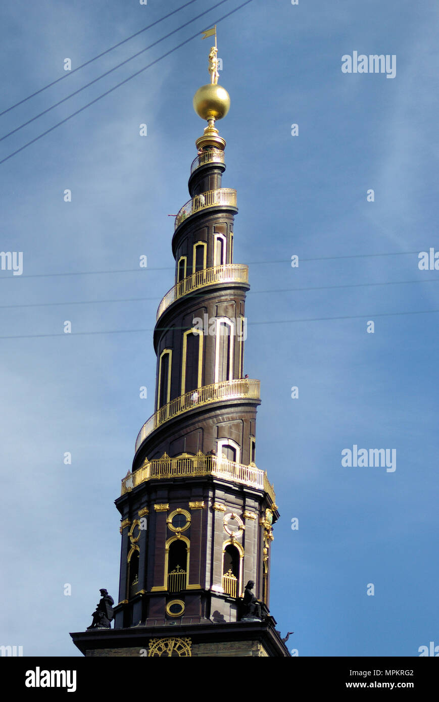 Vor Frelsers avec Kirke, église, Copenhague, Danemark Banque D'Images