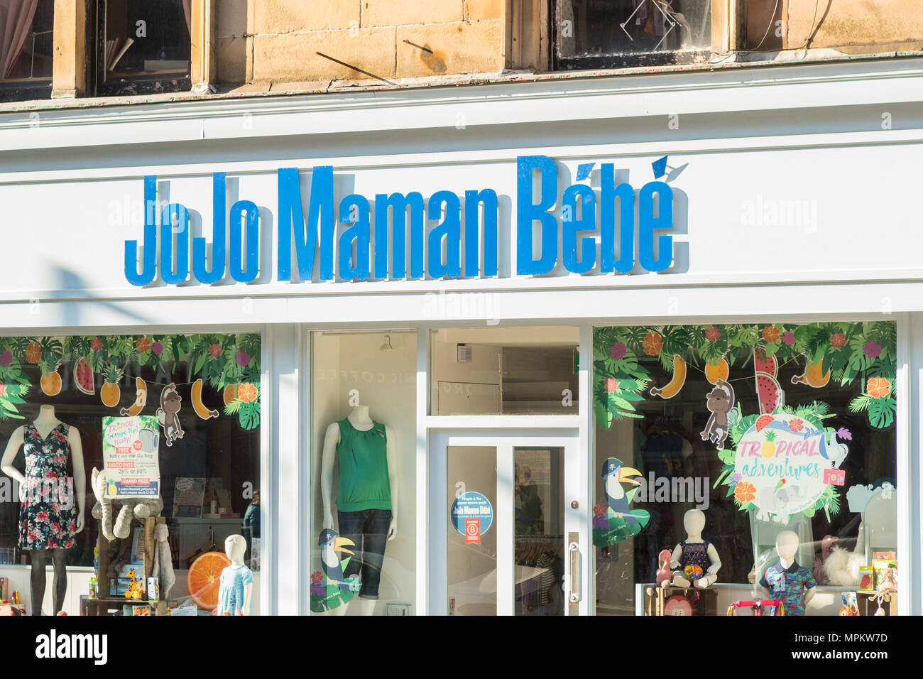 Jojo Maman Bebe Signe Et Shop Store Front Glasgow Ecosse Royaume Uni Photo Stock Alamy