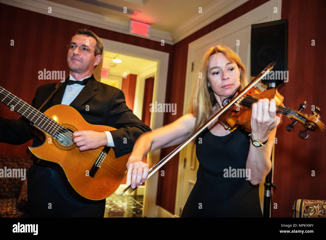Québec Canada,canadien,Amérique du Nord,américain,Fairmont le Château Frontenac,hôtels hôtels hôtels hôtels motels inn motels,cocktails divertissements musicaux Banque D'Images