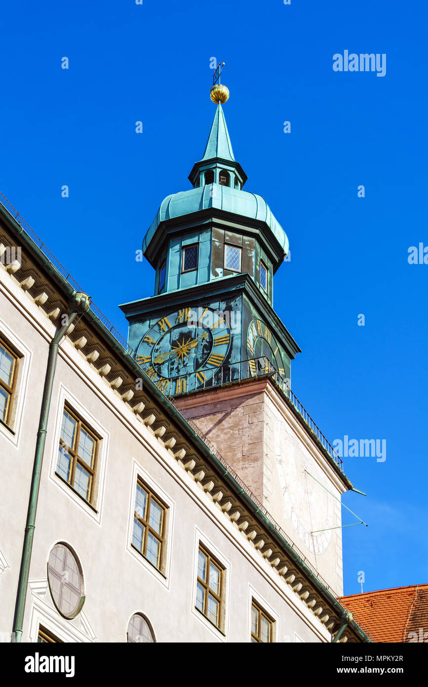 Kaiserhof dans Residenz museum sur Max-Joseph-Platz, Munich, Allemagne Banque D'Images