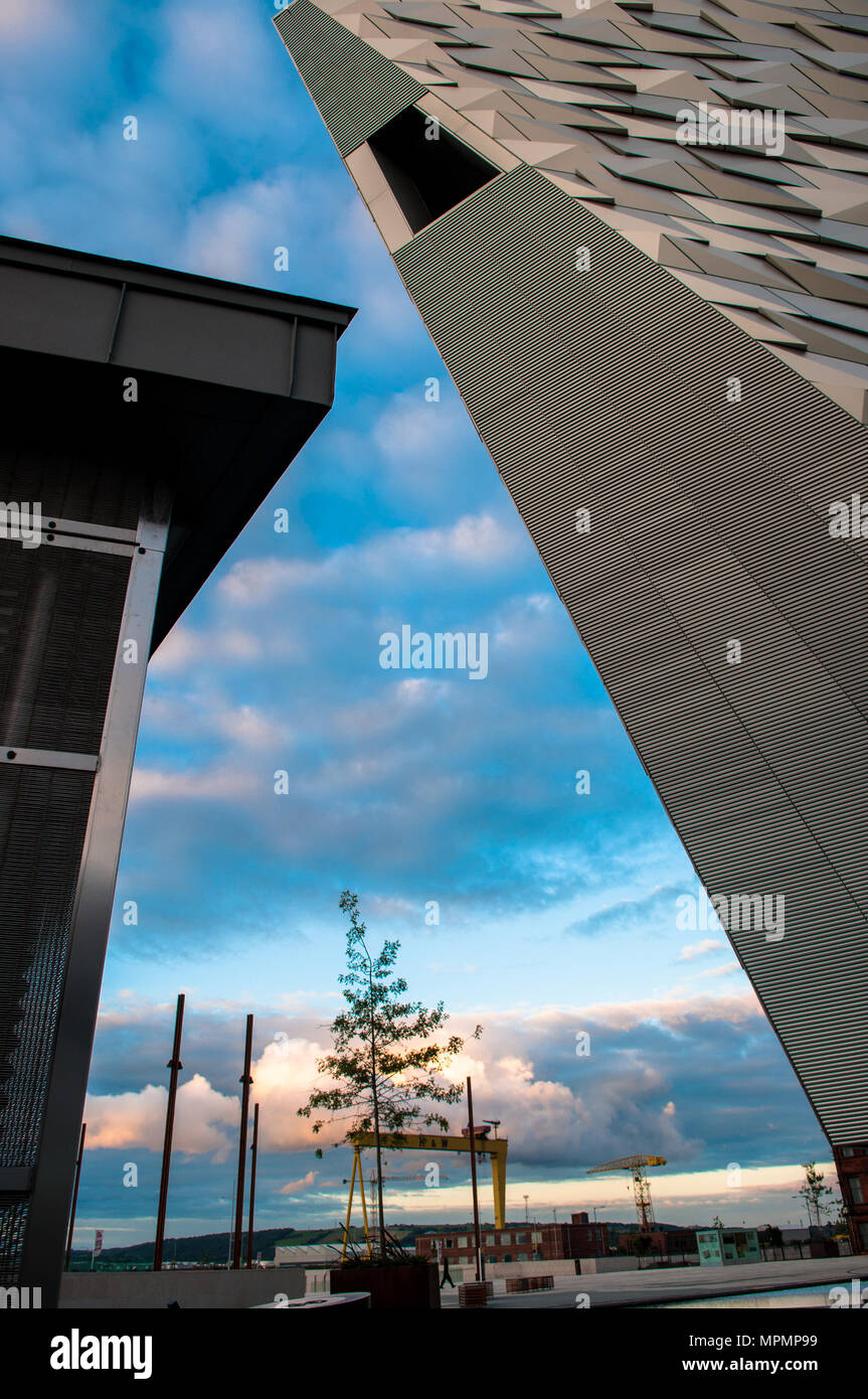 Titanic Titanic Belfast Belfast City Belfast Harbour trimestre d'Irlande Banque D'Images