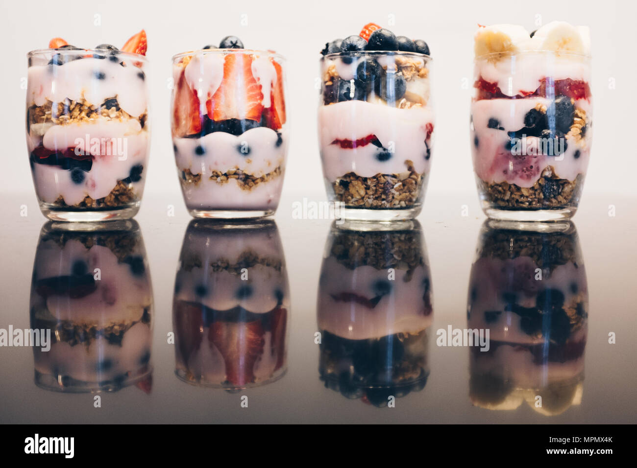 Petit déjeuner riche en couleurs Banque D'Images