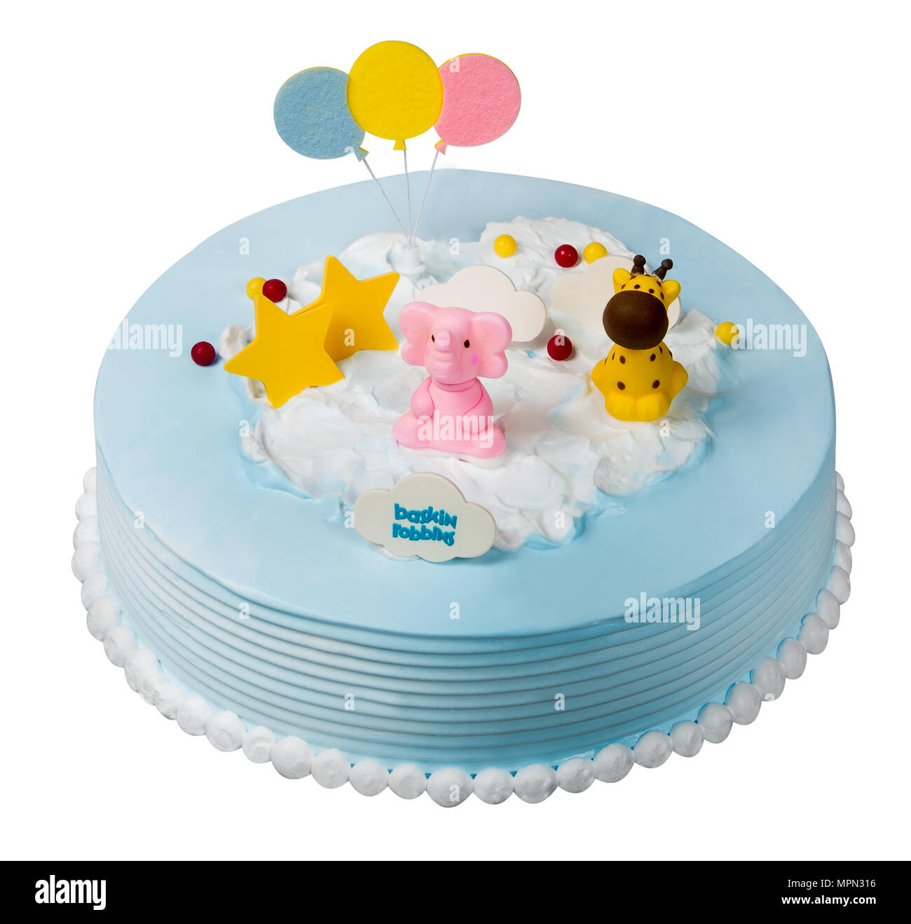 Cake ou gâteau d'anniversaire sur un arrière-plan Banque D'Images