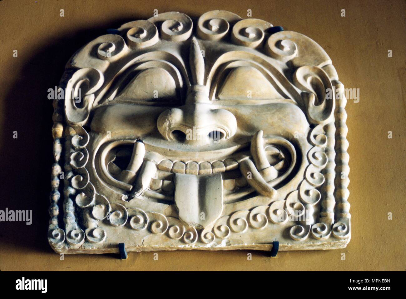 Tête de Gorgone, grec ou Méduse, Syracuse, en Sicile. Artiste : Inconnu. Banque D'Images