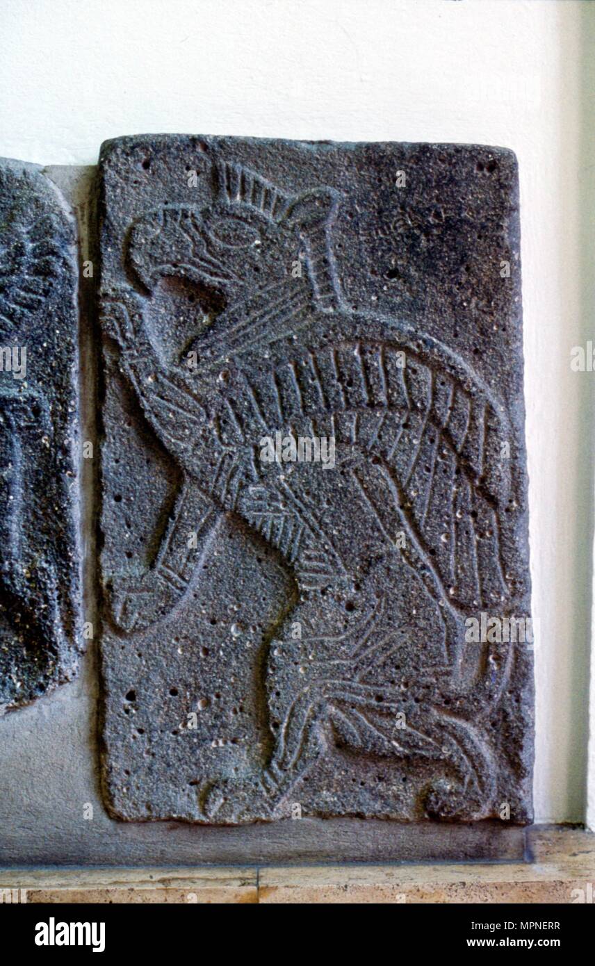 Hittie relief, Tel Halaf, C.-B. 6100 - 5100 BC. Artiste : Inconnu. Banque D'Images
