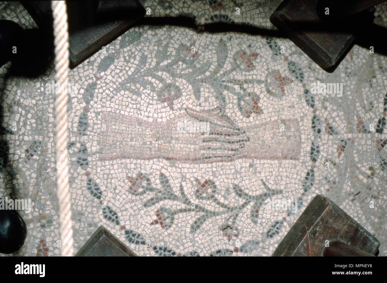 Fiançailles romain mosaïque, c2e, 3e siècle. Artiste : Inconnu. Banque D'Images