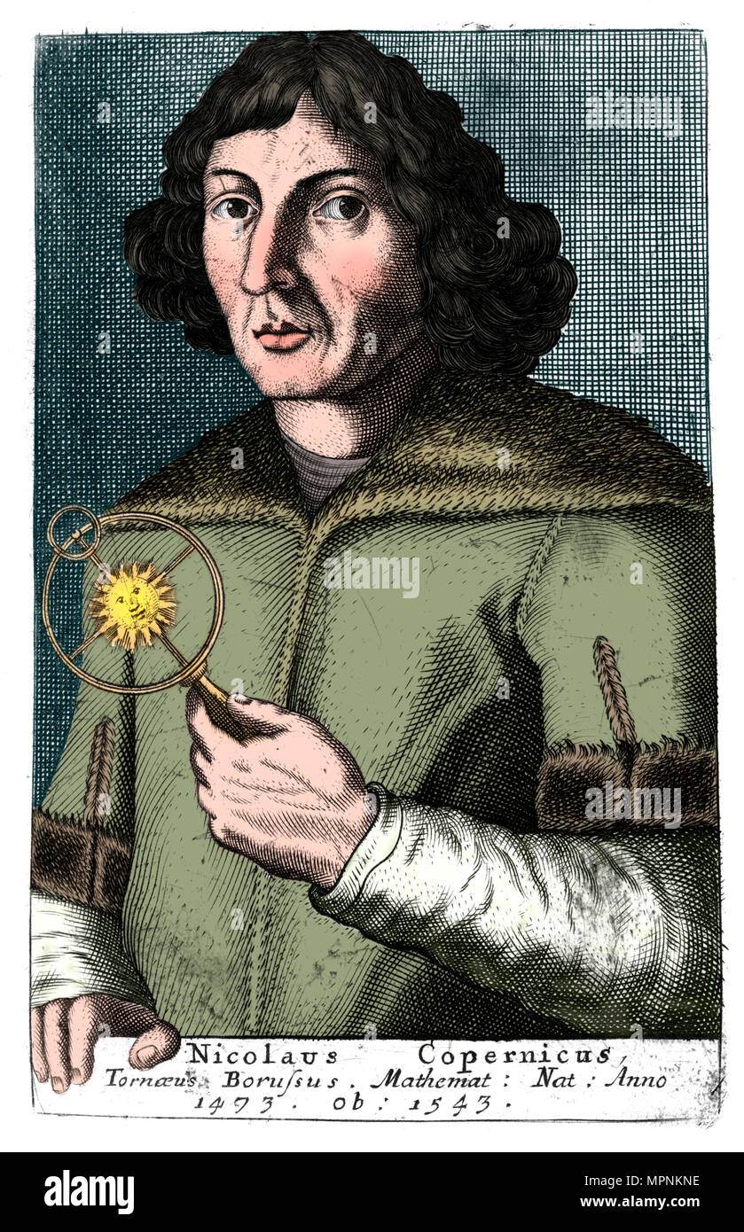 Nicolas Copernic, astronome et mathématicien polonais. Artiste : Inconnu. Banque D'Images