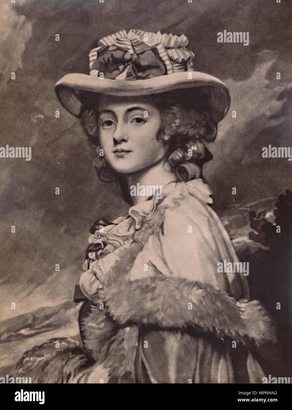 Charlotte Davenport, Mme Davies Davenport, fin du 18e siècle (1894). Artiste : John Jones. Banque D'Images