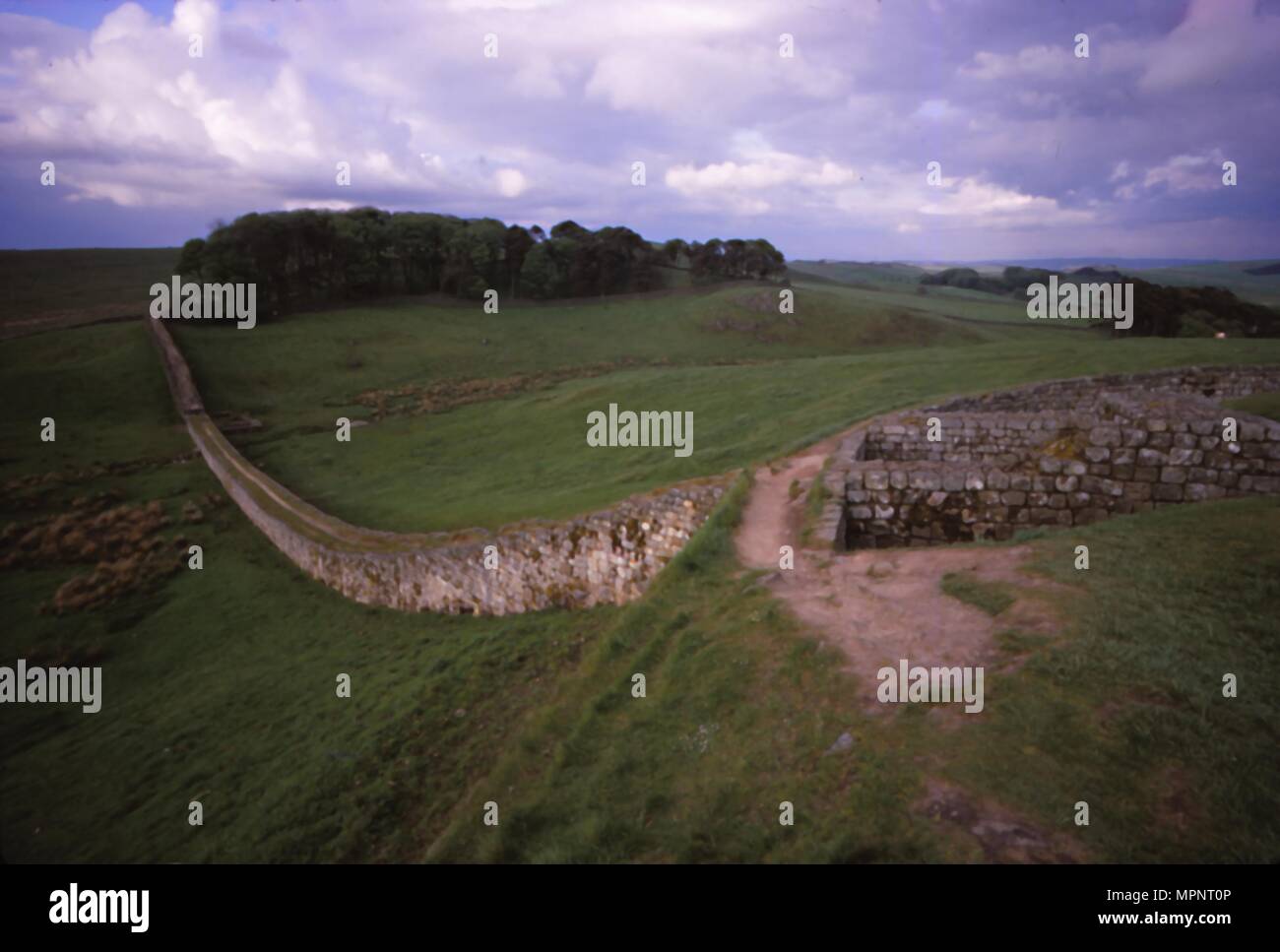 Roman Fort Housestead au mur, à l'Est, Northumberland, c et 20e siècle. Artiste : CM Dixon. Banque D'Images