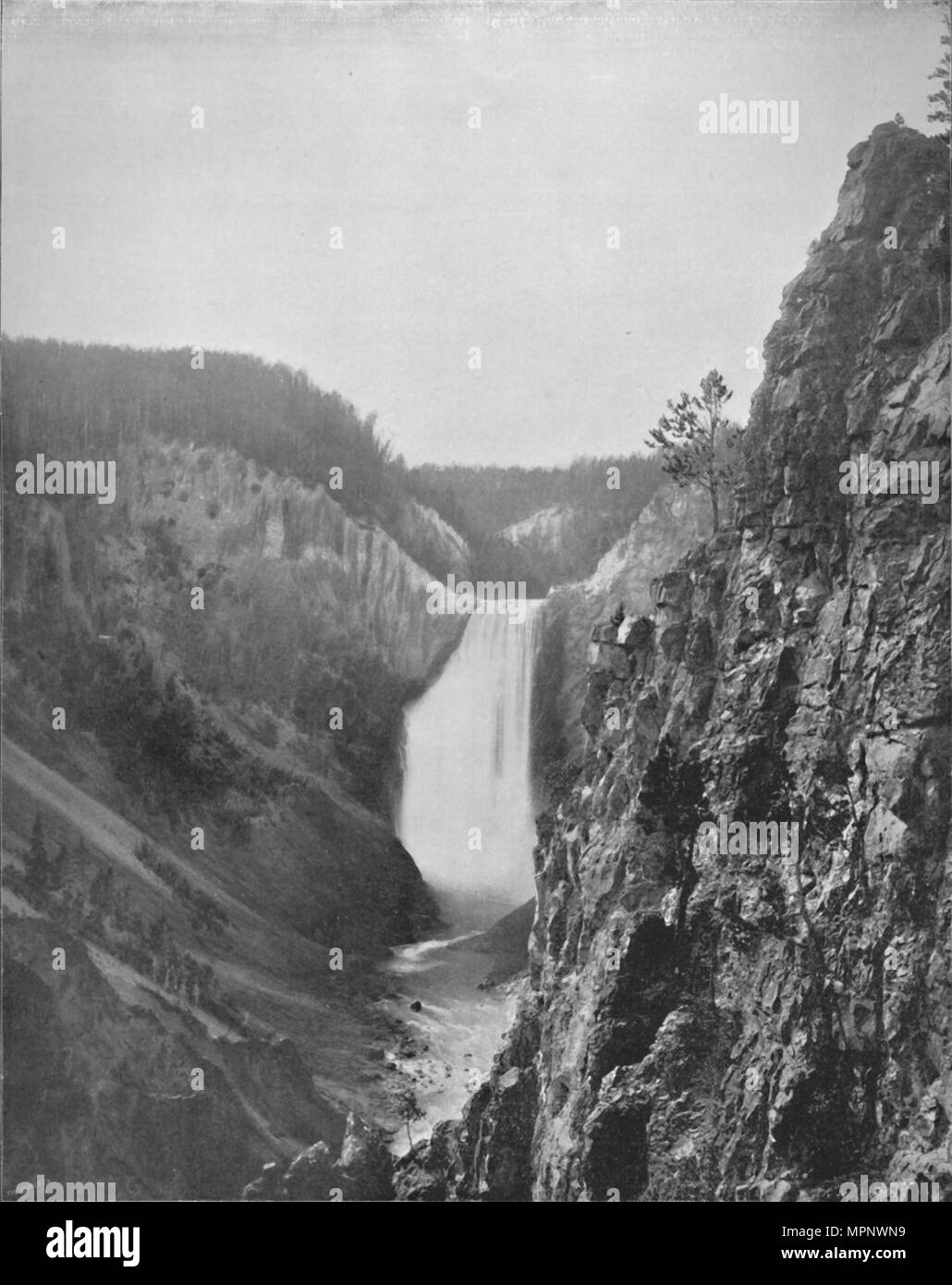 'The Great Falls du Yellowstone', 19e siècle. Artiste : Inconnu. Banque D'Images