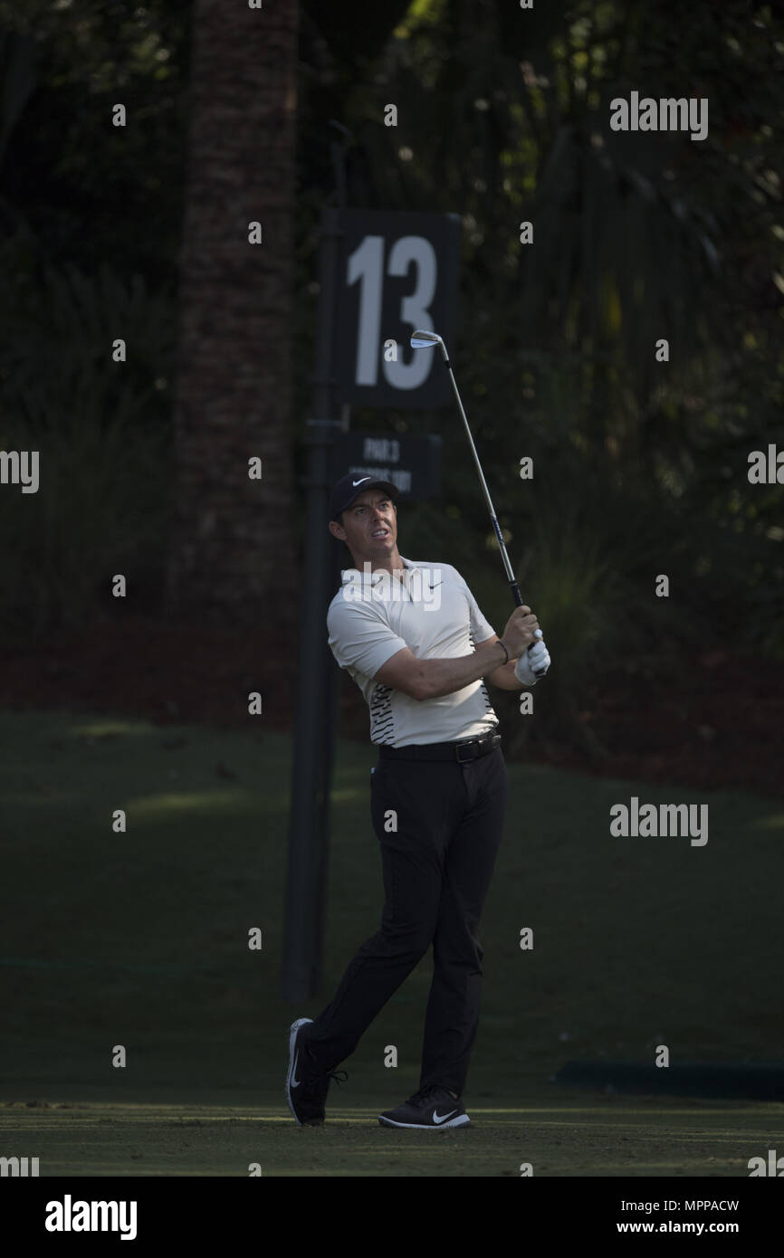 10 mai 2018 - Le Championnat des joueurs à 2018 TPC Sawgrass.Crédit : Rory McIlroy Bill Frakes/ZUMA/Alamy Fil Live News Banque D'Images