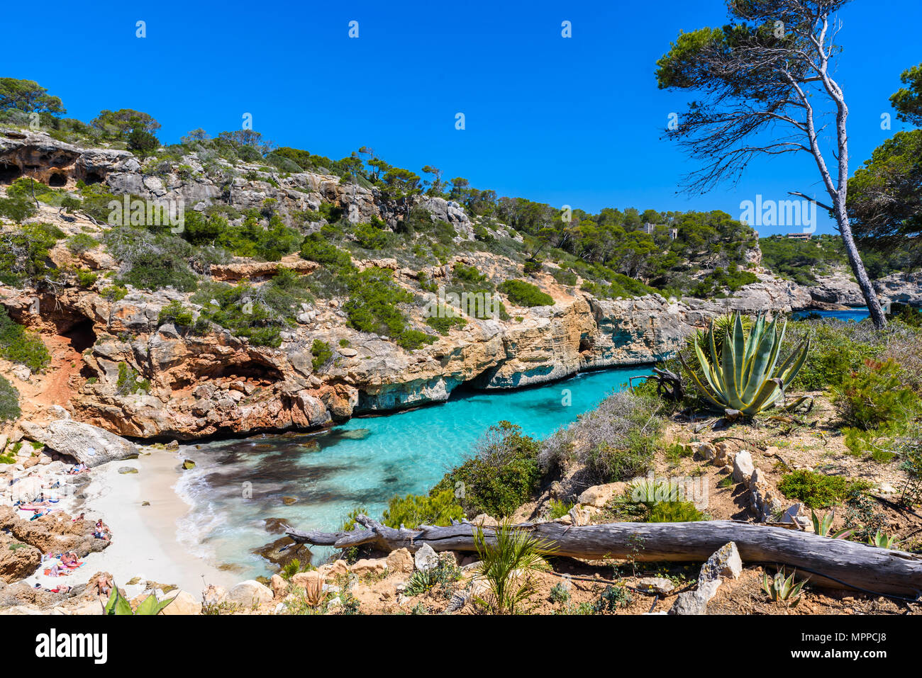 Calo des Moro - magnifique baie de Mallorca, Espagne Banque D'Images