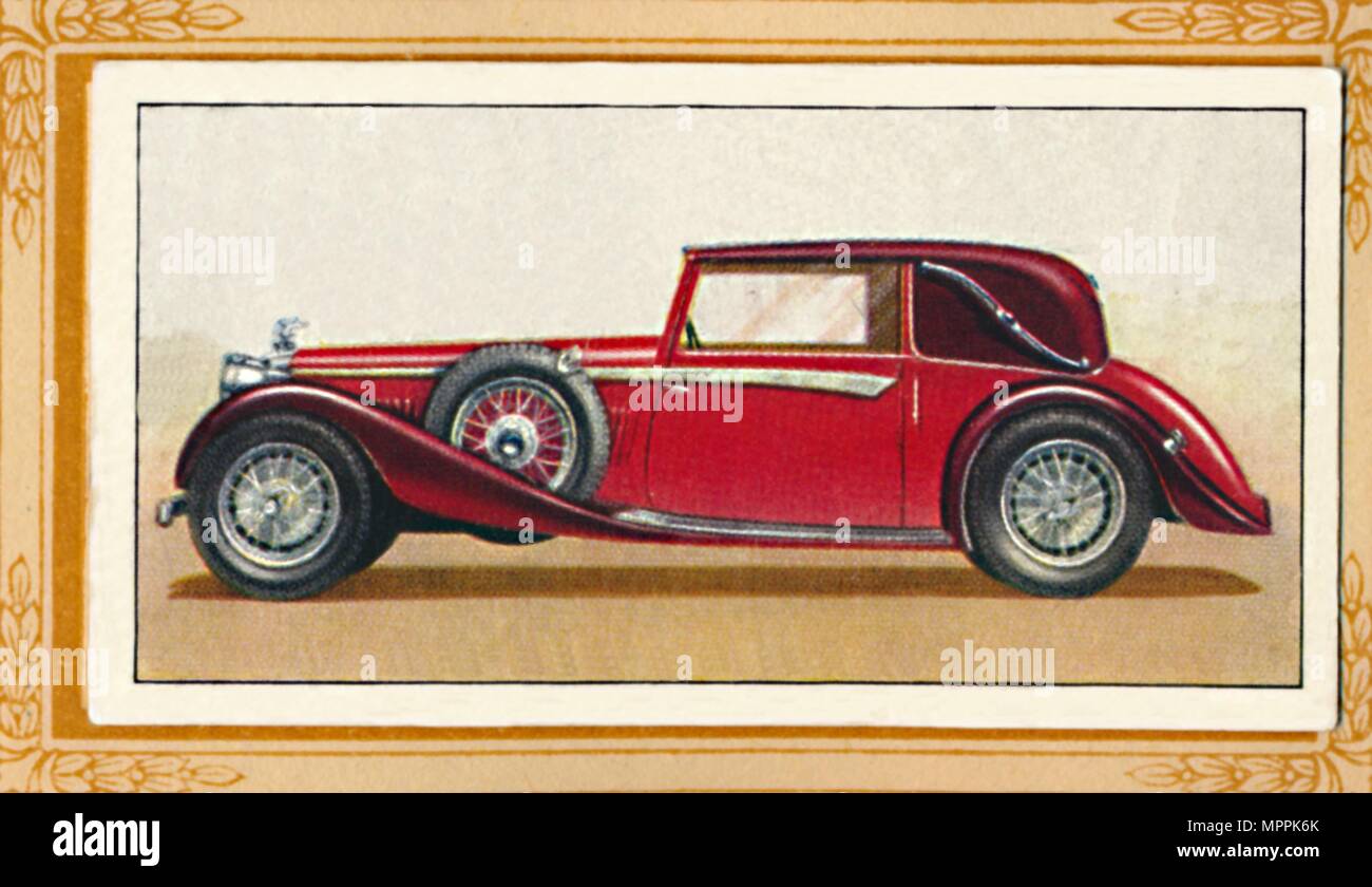 'Alvis Speed 20 Drop-Head coupe ', c1936. Artiste : Inconnu. Banque D'Images