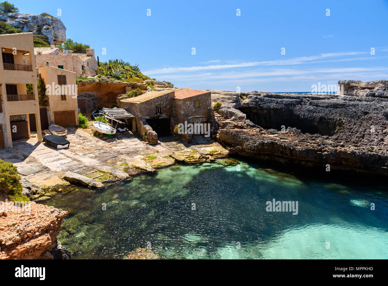 Calo des Moro - magnifique baie de Mallorca, Espagne Banque D'Images