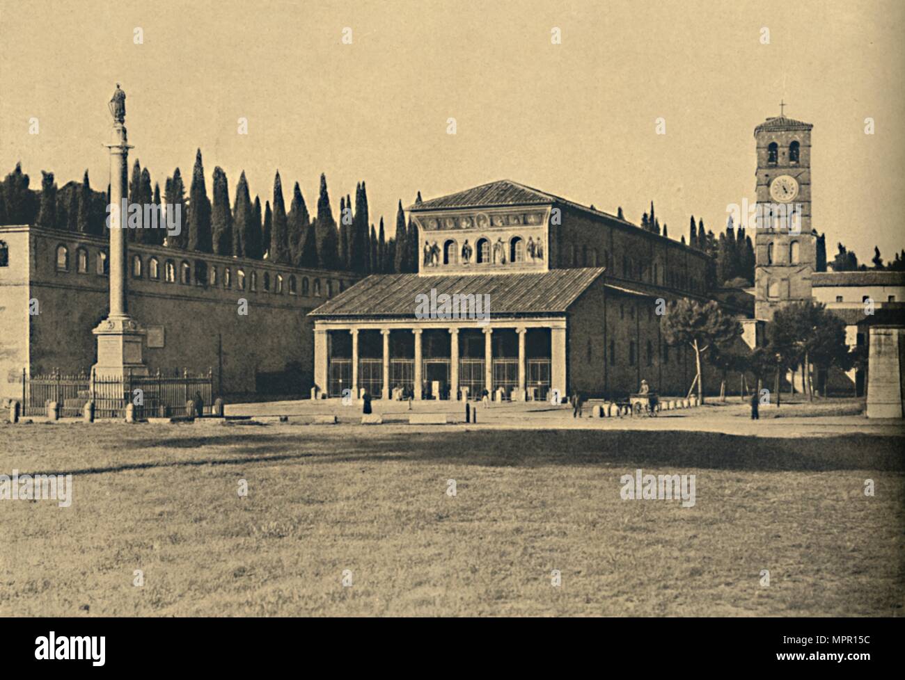 ''Roma - Basilica di S. Lorenzo fuori le mura', 1910. Artiste : Inconnu. Banque D'Images