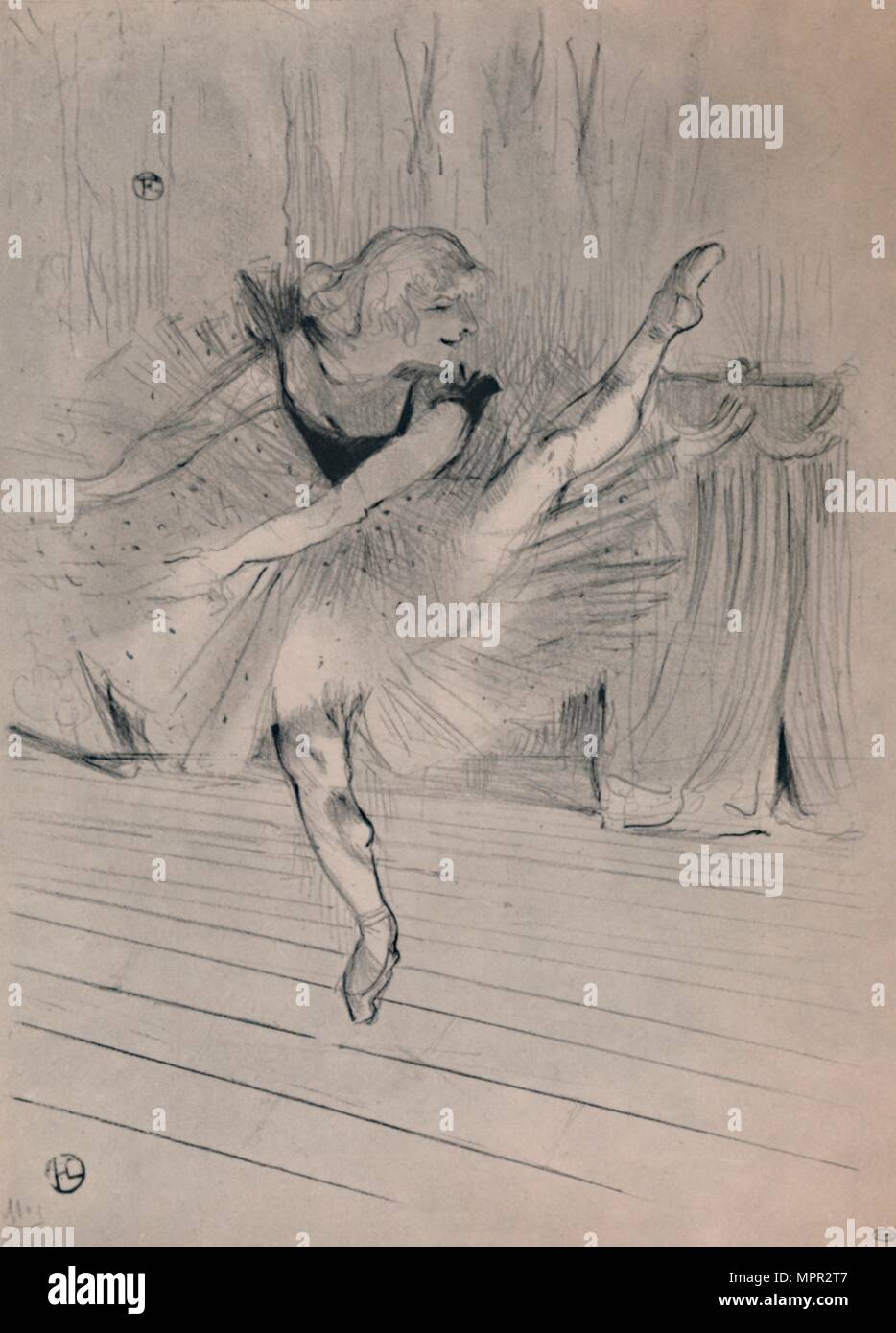 'Miss Ida Heath, Anglais Dancer', c.1894, (1946). Artiste : Henri de Toulouse-Lautrec. Banque D'Images