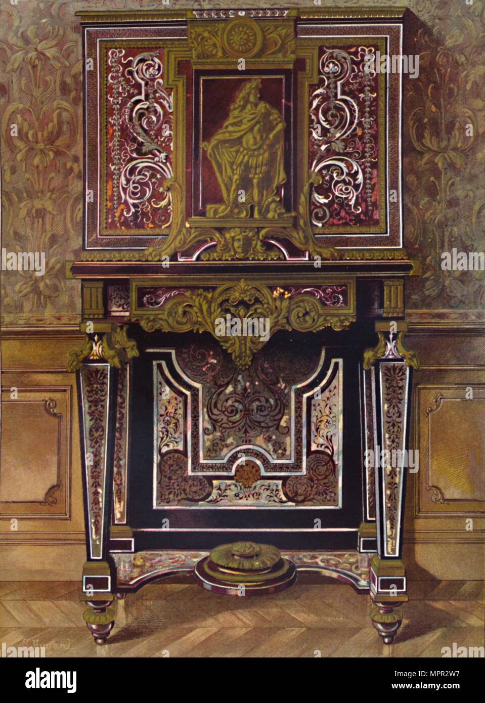 Arquery "Armoire avec décor en bronze doré, par AndrÚ Charles Boule', 1903. Artiste : Inconnu. Banque D'Images