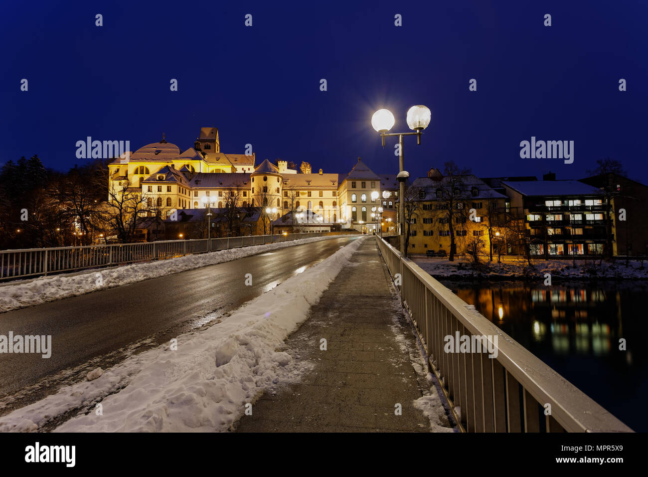 L'hiver dans l'Allgäu. Winter im Allgäu. Banque D'Images