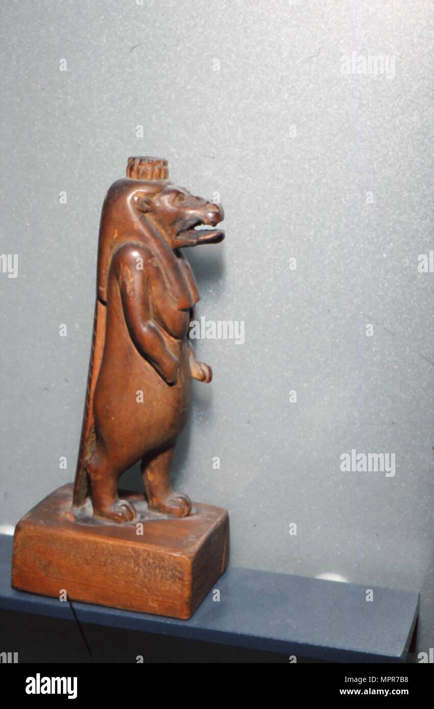 Taweret (ou Theoris), déesse hippopotame. Artiste : Inconnu. Banque D'Images