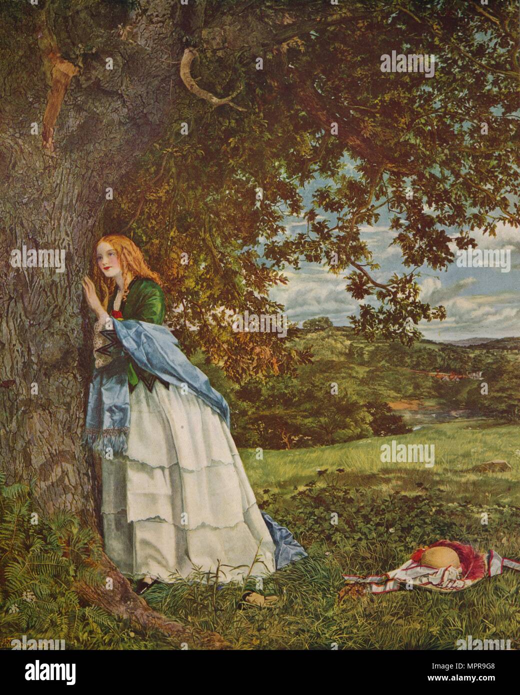 "Le Chêne parlant (Tennyson)', 1857, c1915). Artiste : William Maw Egley. Banque D'Images