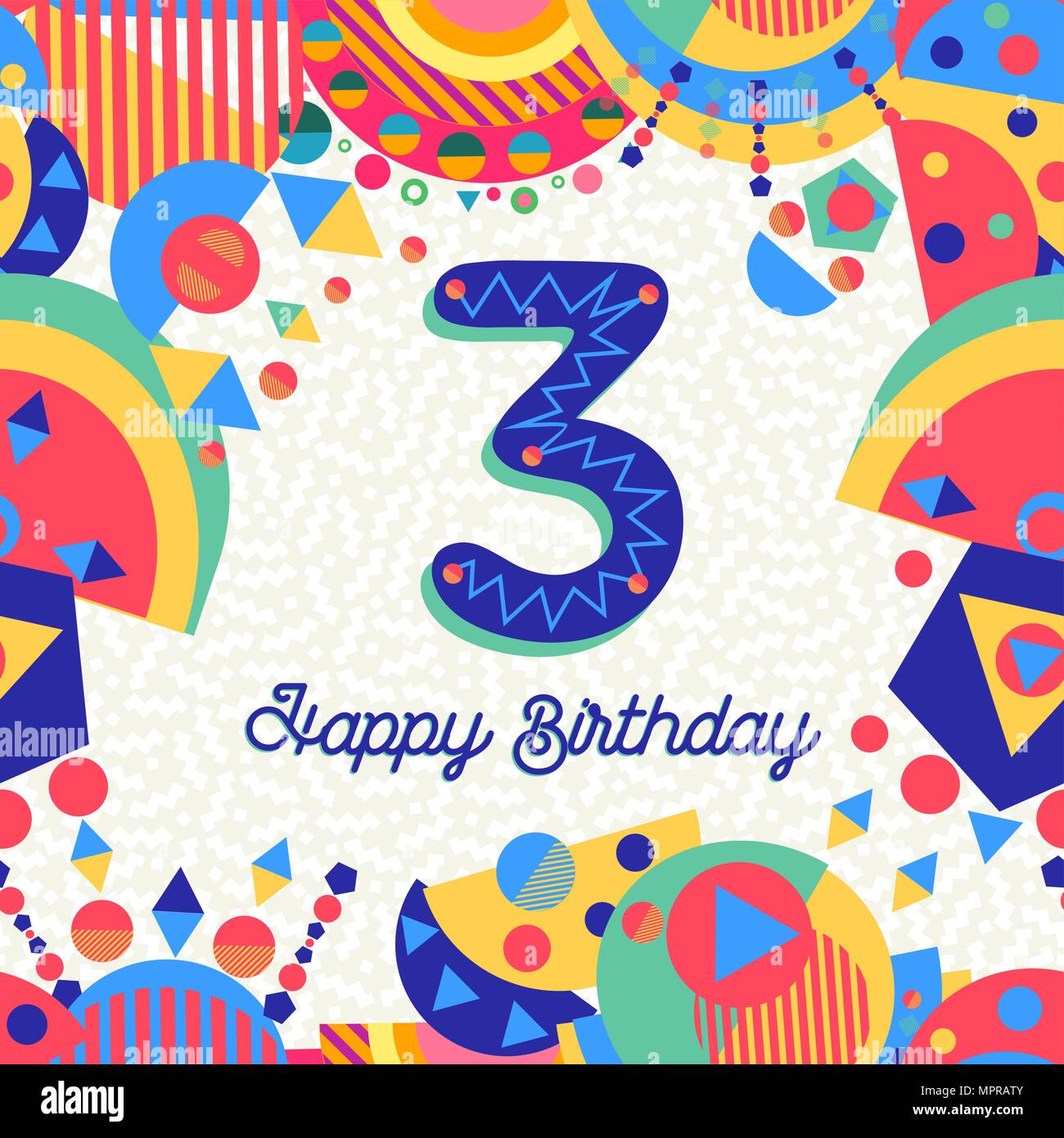 3 trois ans nounours avec ballons anniversaire 3 troisième joyeux  anniversaire | Carte de vœux
