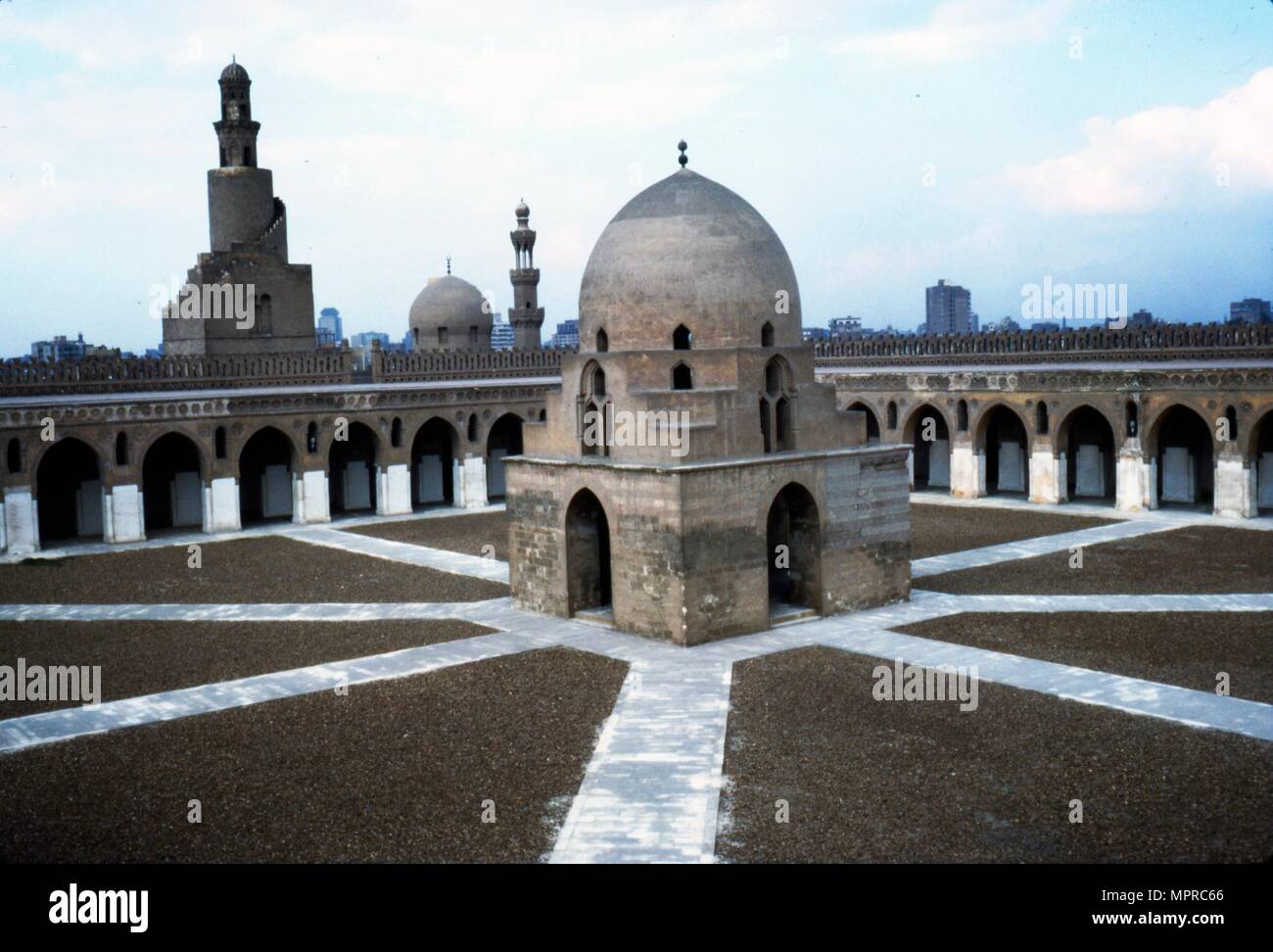 Mosquée d'Ibn Tulun, construit AD 876-879, Le Caire, c et 20e siècle. Artiste : CM Dixon. Banque D'Images