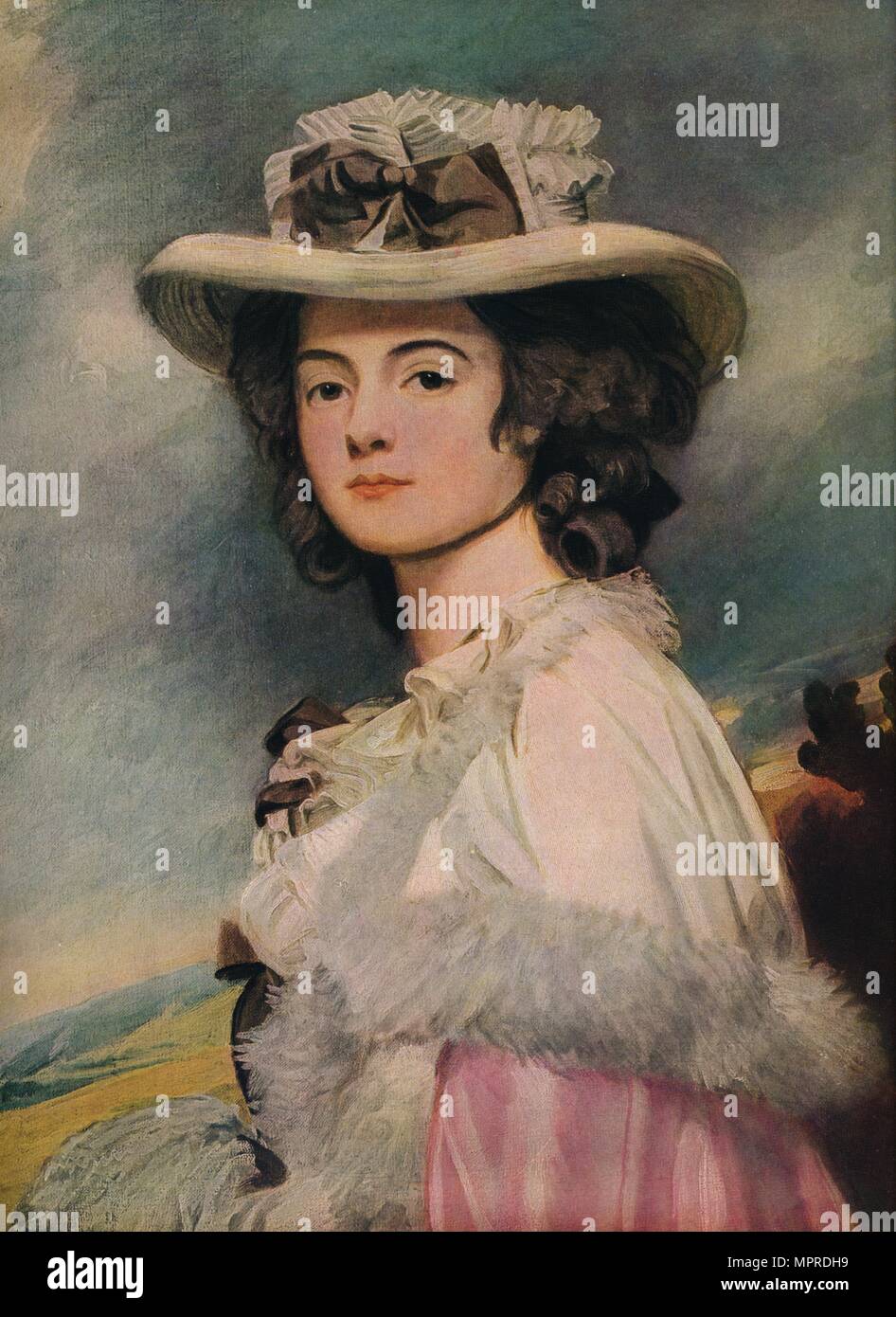 'Mrs. Davies Davenport', 1782-1784. Artiste : George Romney. Banque D'Images