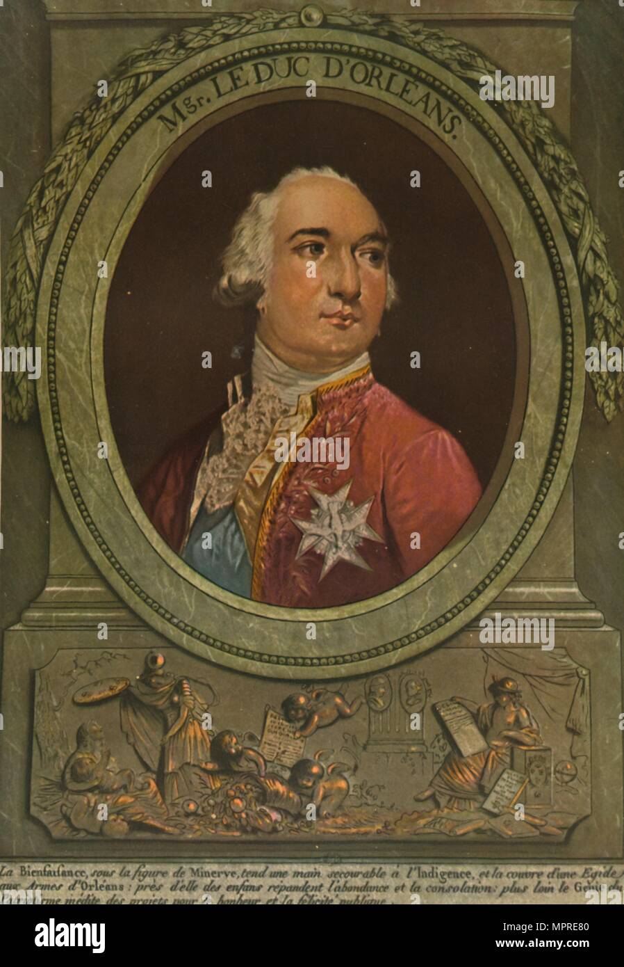 'Monseigneur Le Duc D'orléans', 1789, (1913). Artiste : Philibert Louis Debucourt. Banque D'Images