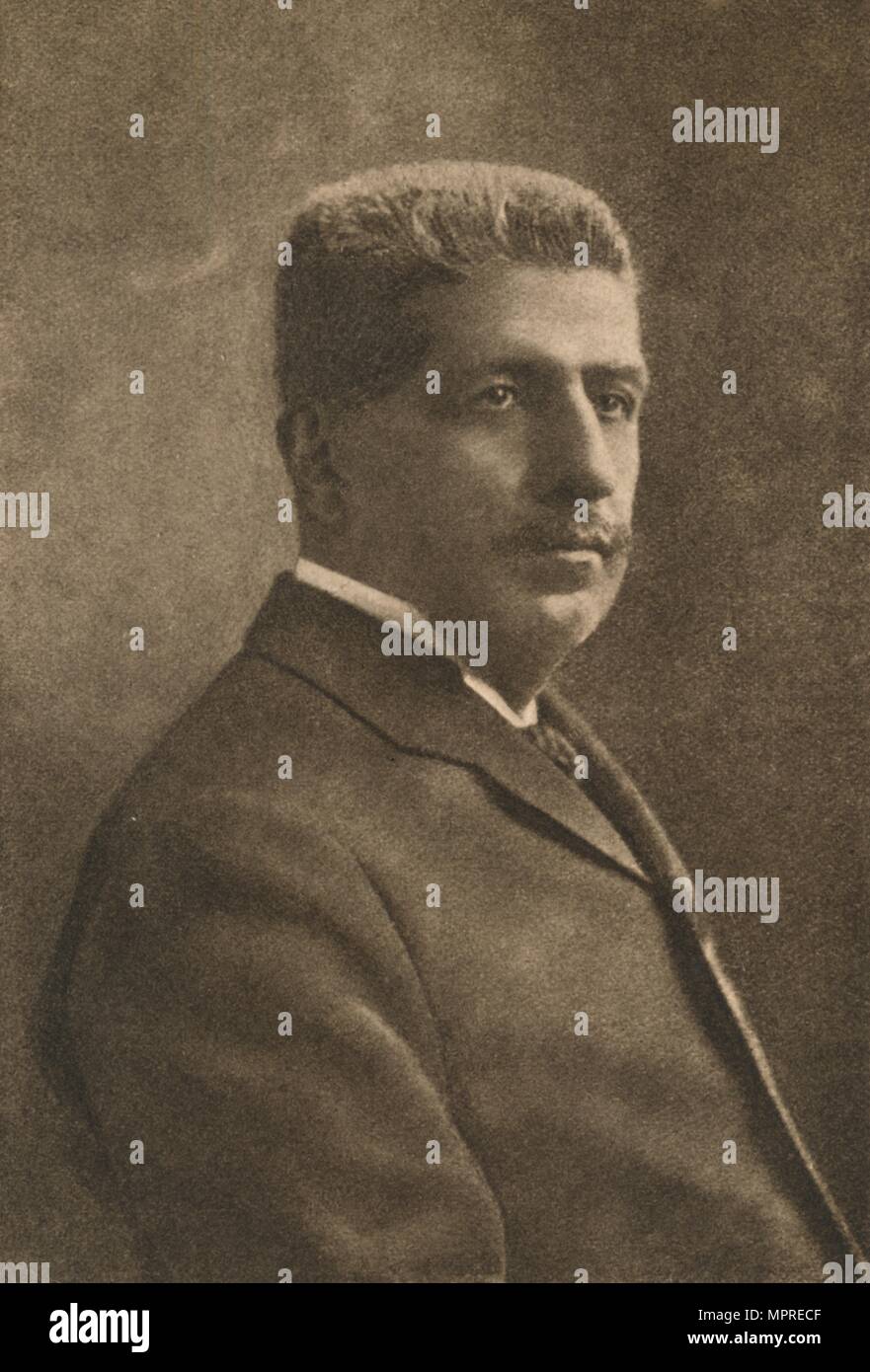"Pedro Montt, Président du Chili, 1911. Artiste : Inconnu. Banque D'Images