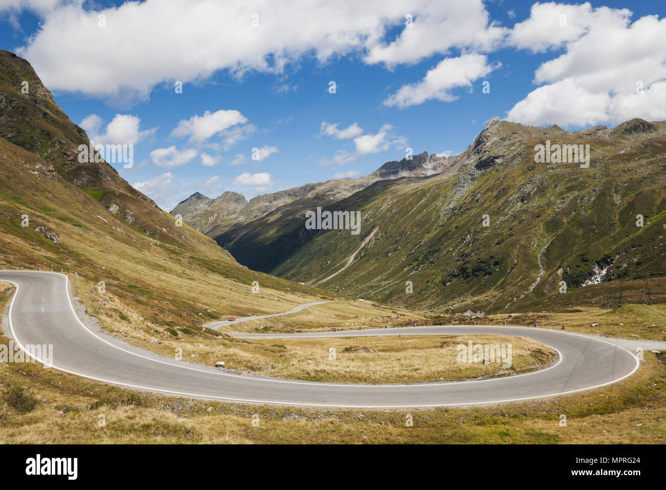 L'Autriche, Tirol, Alpes, la Haute Route alpine de Silvretta, vallée de Paznaun Banque D'Images