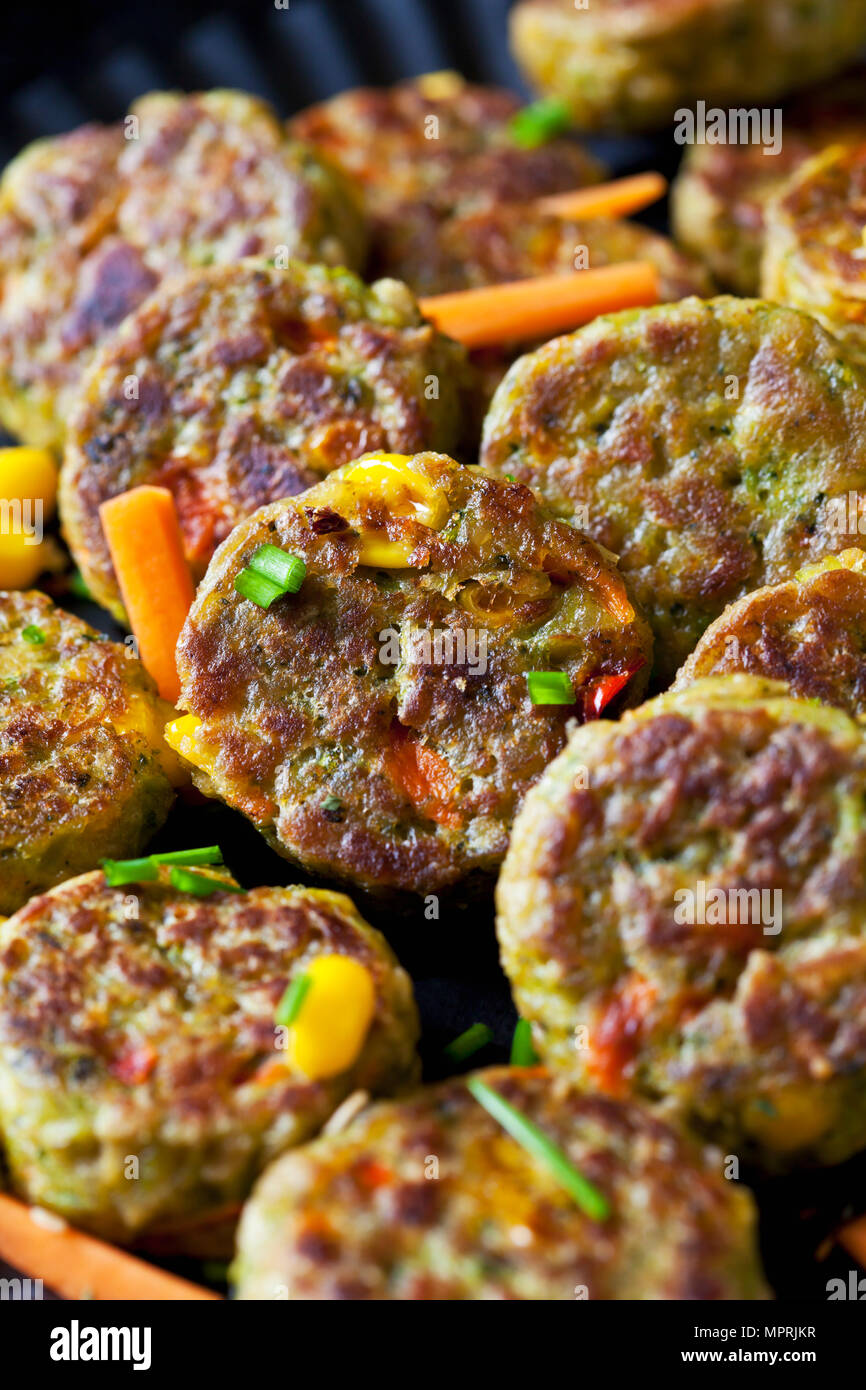 Veggie burgers, close-up Banque D'Images